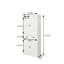 Armoire de rangement 71 po