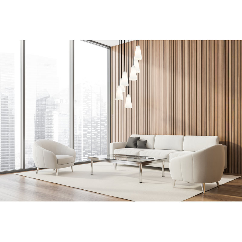 Lustre 5 lumières Ceinture, Nickel brossé, H 11 po x l 18 po x P 18 po