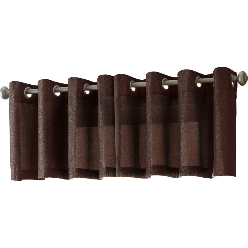 Halley Tailored Window Pelmet, Chocolate