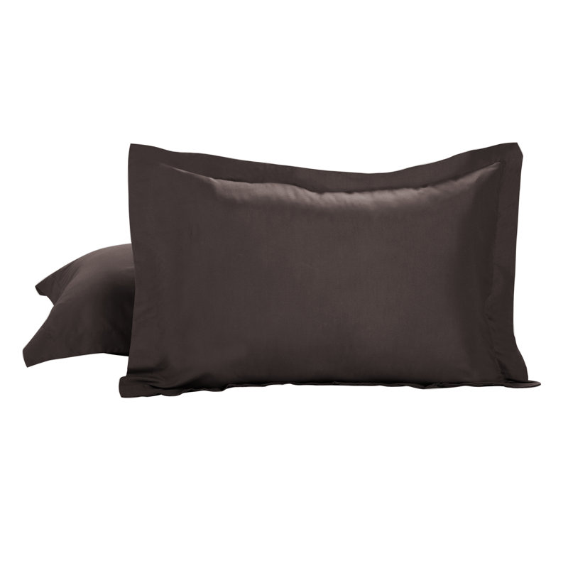 Cotton Sham Set, Chocolate