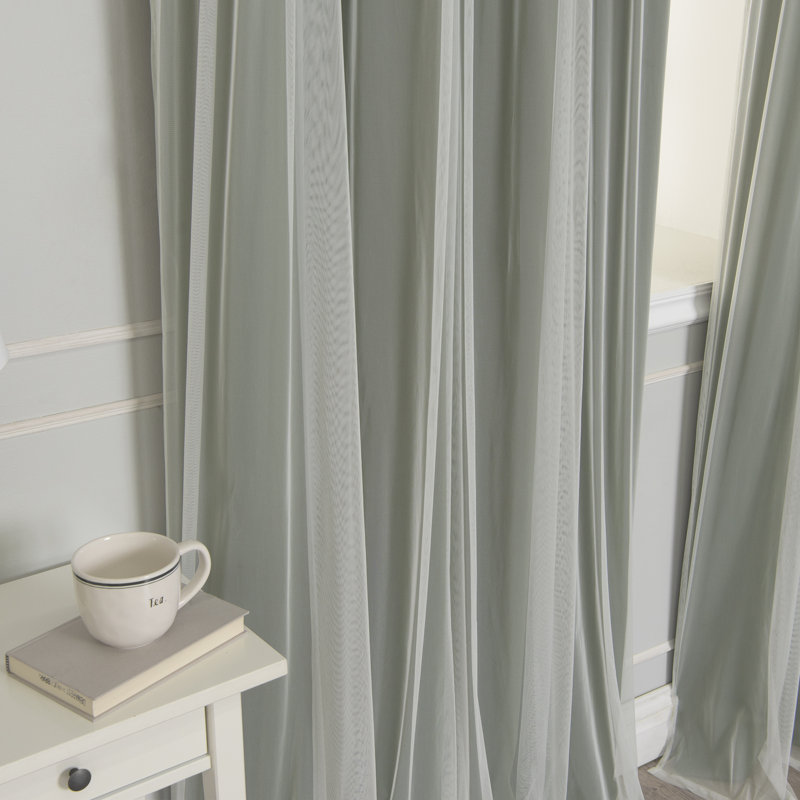 Panneau coulissant en polyester Natascha, L 52 po x L 63 po, Moss