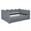 CanapÃ©-lit double avec deux tiroirs de rangement et un port USB-1319340235