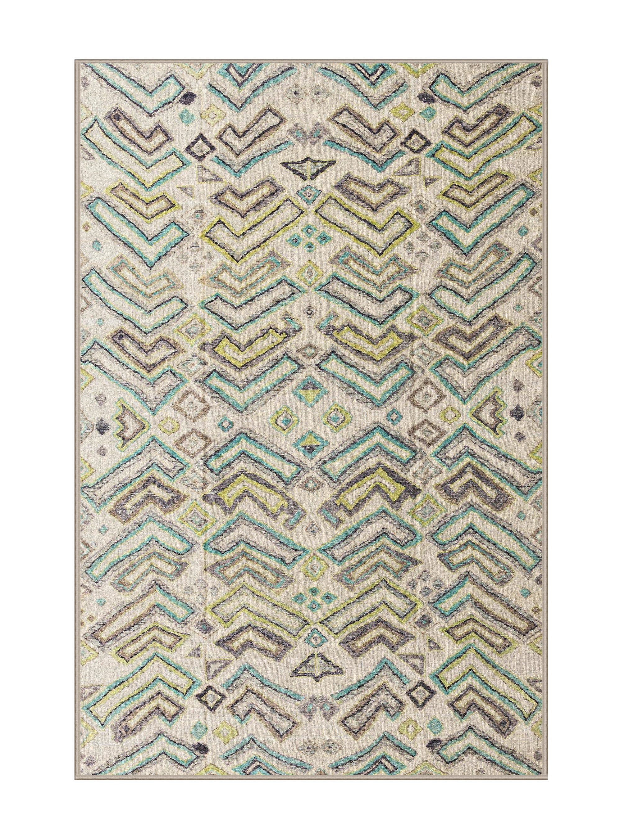Foundry Select 100% Machine Washable Abstract 4429 Area Rug - Wayfair ...