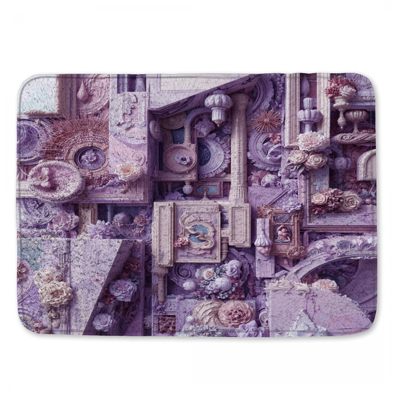 Tapis de bain Ornate, L 24 po x L 17 po