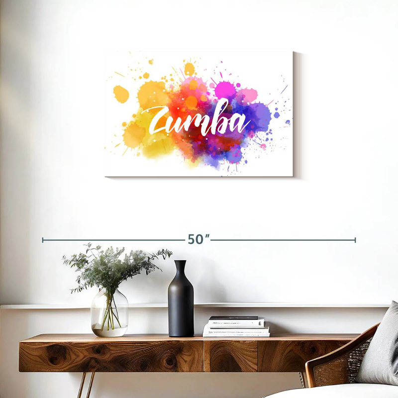 Senne Zumba Color Splash, 20" H x 30" W
