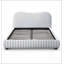 Grand lit plateforme tapissier Norme