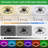 RGB Ceiling Fan With Lights, 19" Fandelier Low Profile Ceiling Fan, 3000K-6000K Dimmable & RGB Modern Flush Mount LED Ceiling Fan Light With Remote Control For Bedroom-637578339