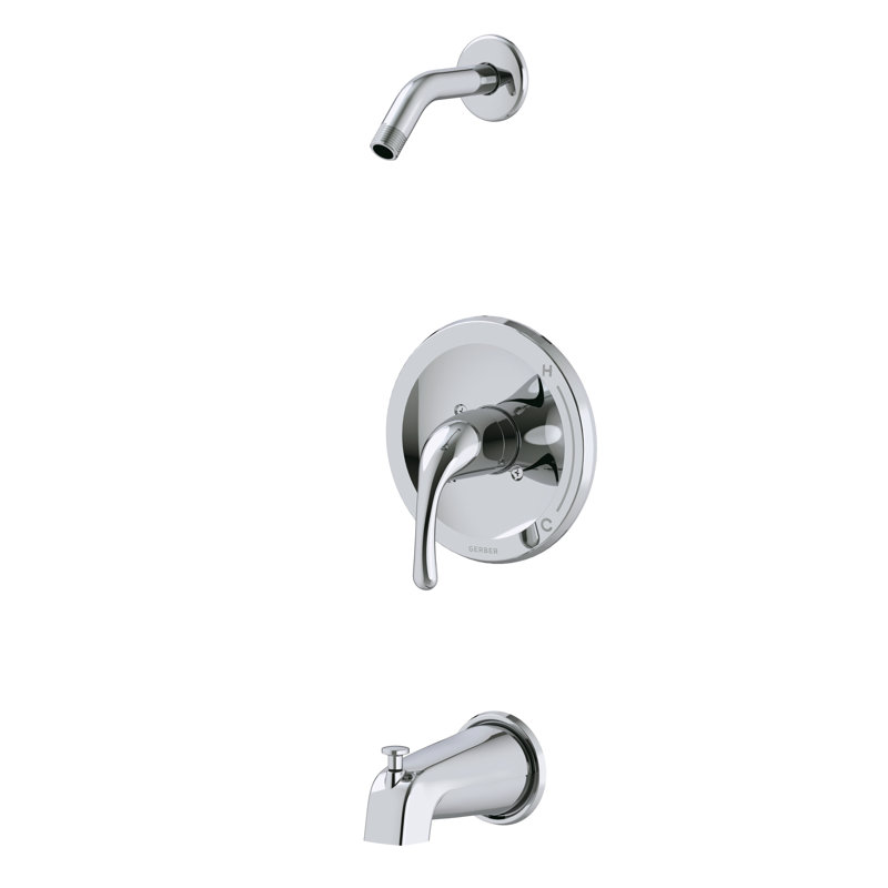 Robinet de baignoire et douche Maxwell, Chrome