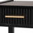 Wooley Mid-Century Fluted Wood 1-Drawer Nightstand-1286910490