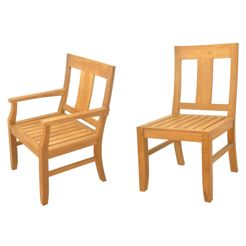 Ensemble repas 9 pièces teck luxueux Kevon
