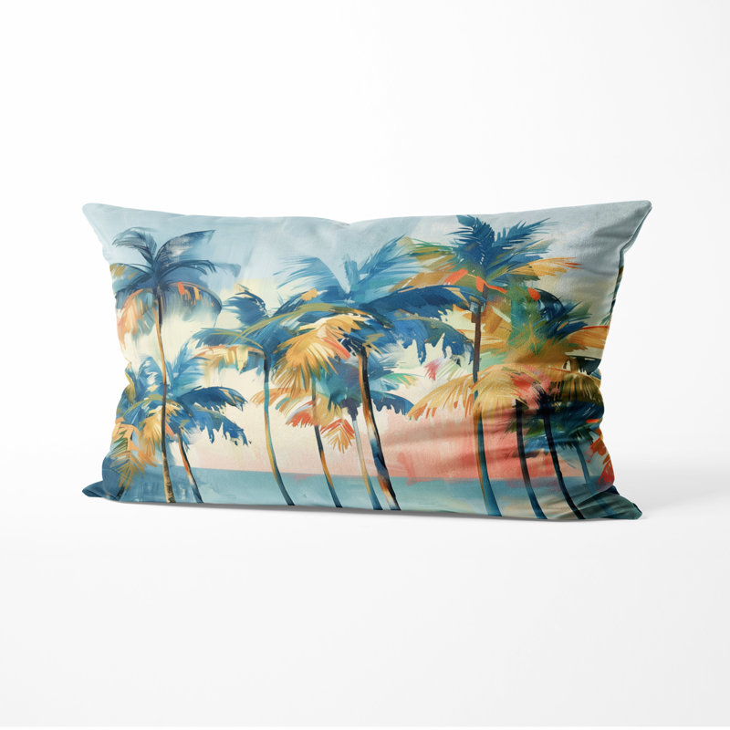 Coussin Palms & Palm Trees, H 12 po x l 20 po