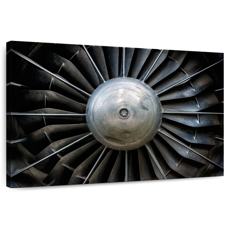 Mehar Aircraft Turbine, 8" H x 12" W