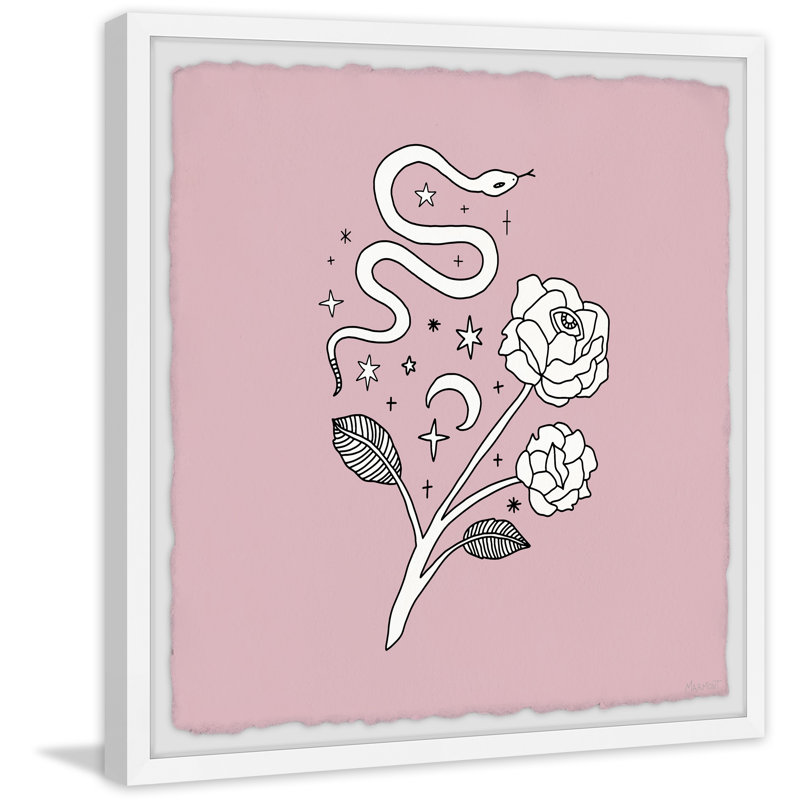 Flowers Of Deceit - Single Picture Frame Painting, 81cm H x 81cm W x 3.81cm D