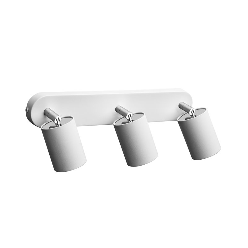 Rudolph 3 - Light Bath Bar, White, White