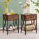 Kempst 22" Tall Nightstand, End Side Tables with Storage Drawer and Open Wood Shelf for Bedroom