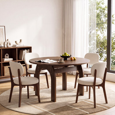 Tables de salle à manger extensibles (table seulement, sans chaises, avec plateau et pieds)