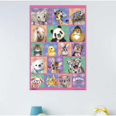 « animal club-group », impression sur papier