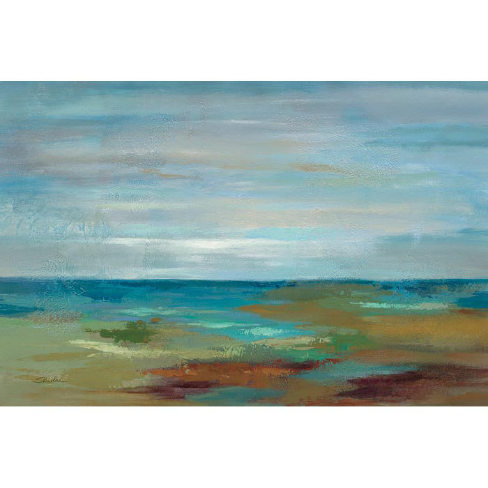 "Wispy Clouds" Print on Canvas, Wrapped Canvas, 40" H x 60" W x 0.75" D, No Mat