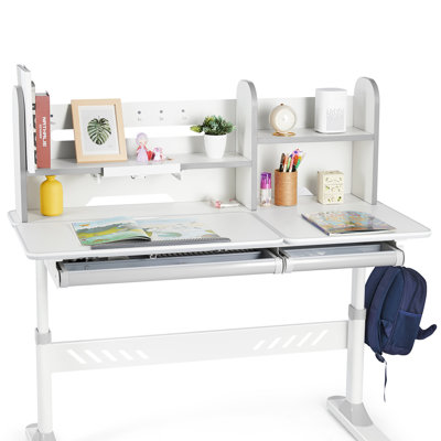 Labarbera Writing Desk with Bookcase by Viv + Rae