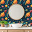 Papier peint adhésif pour enfants, papier contact coloré, espace, fusées, planètes, étoiles, auto-adhésif et amovible 24 po x 118 po (60 x 300 cm)-128989537