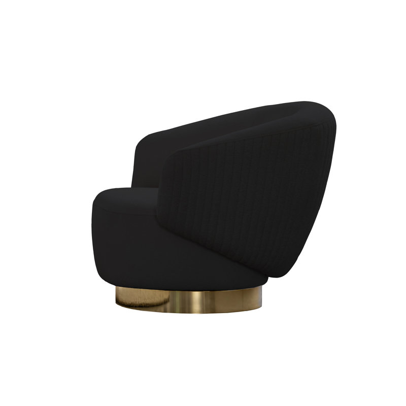 Fauteuil de 27 po de largeur, Noir