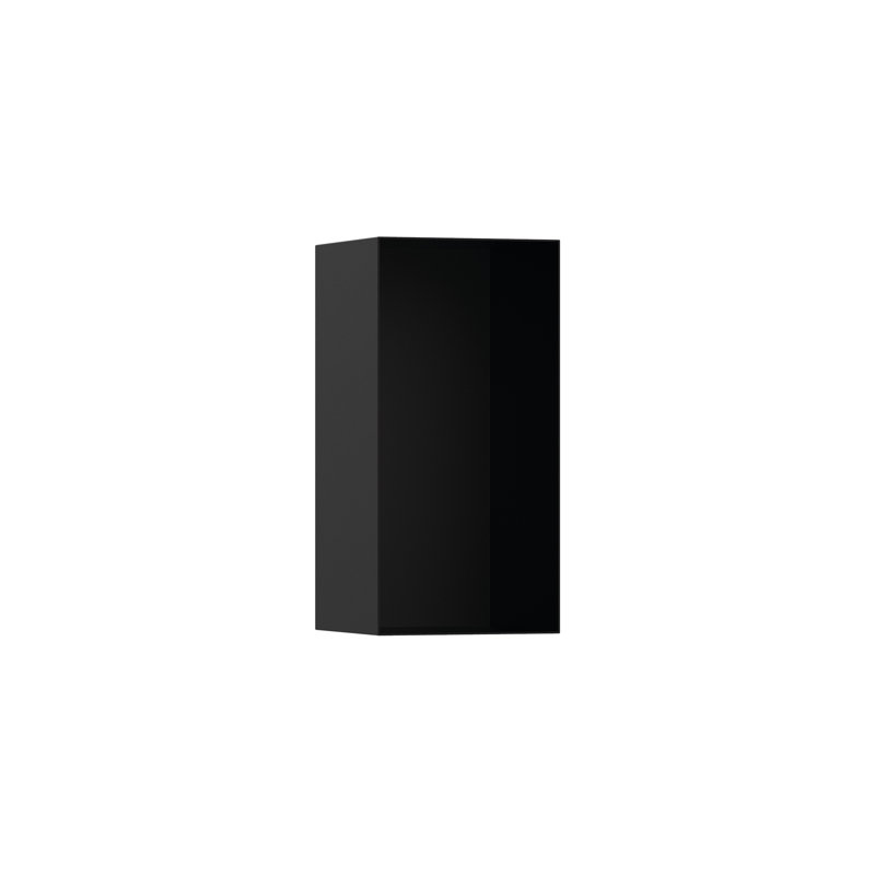 XtraStoris Minimalistic Wall Niche Frameless 12"x 6"x 5.5", Matte Black
