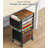 5-Tier Rolling File Cart With Hanging File Folders, Sliding Drawers, Side Bag For Office Organization