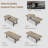 63-83" Extendable Dining Table for 6-8 People-1470127931