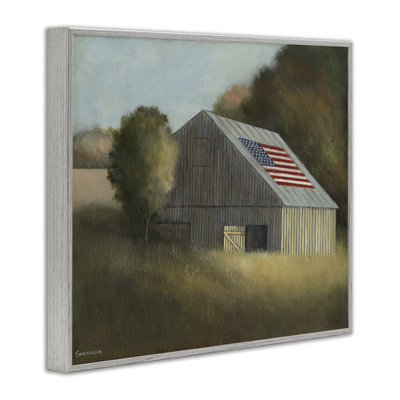 «Peaceful Americana Barn», estampe numérique de David Swanagin