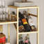 Étagère à vin flottante en métal à 2 niveaux, support à vin mural avec rangement pour porte-verres, support de rangement pour présentoir à vin pour la cuisine, salle à manger (or)
