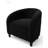 Accent Barrel Chair Boucle Club Chair Furry Sherpa Armchair Suitable for Living Room Bedroom-2132084346