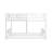 Twin Over Full L-Shaped Metal Size Bunk Bed-1577027770