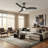  Ariba Modern 3-Blade Ceiling Fan with Dimmable LED Lights and Remote Control-1832733407