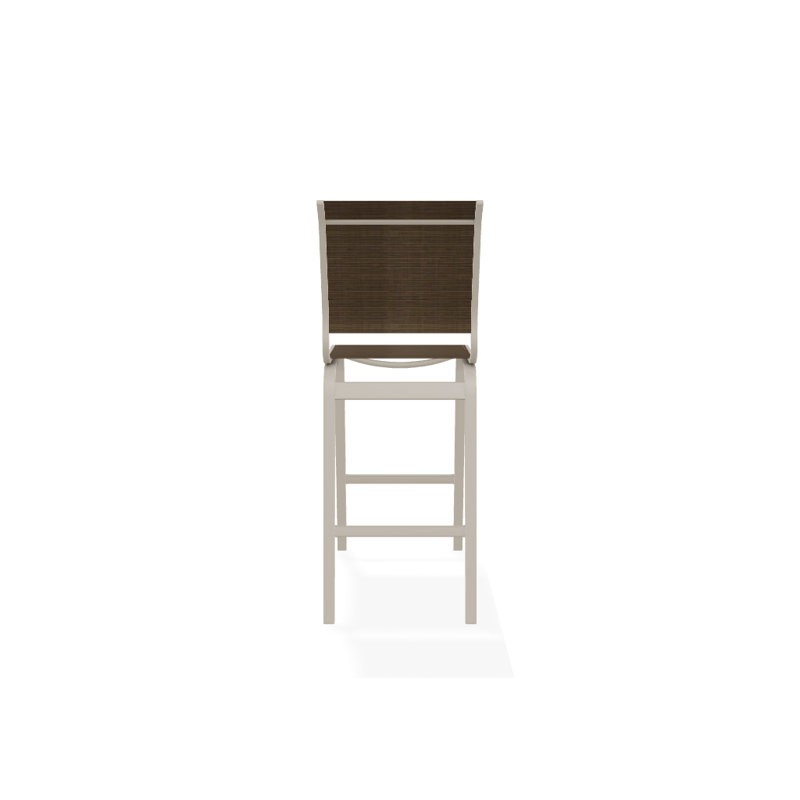 Holna Outdoor Stool, Bark Performance, Textured Beachwood