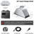 30 inch 900 CFM Convertible Insert Range Hood 4 Speed Quiet Stainless Steel Panel Push Button Control with LED Lights-120430904