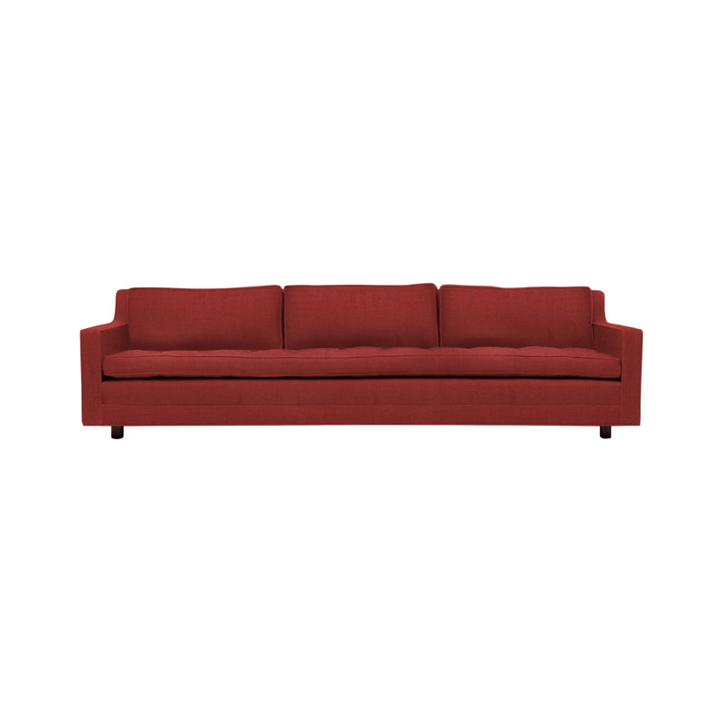 Sofa, Aged Velvet Paprika