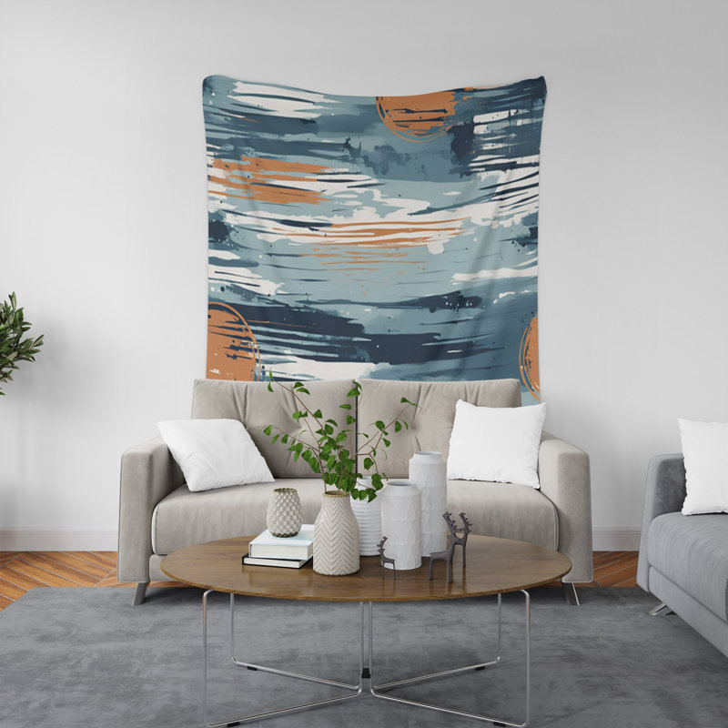 Tapisserie murale, H 60 po x l 51 po x P 0,5 po