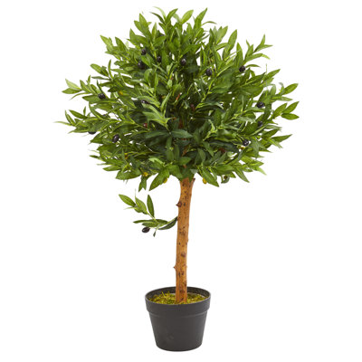 34 po Arbre topiaire olive résistant aux rayons UV (intérieur / extérieur)