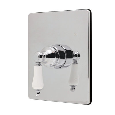 Kingston Brass Demure Single-Handle Pressure Balanced Tub and Shower Faucet Valve and Trim Kit
