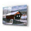 «Village Gate» par Michael Fratrich, art mural en verre acrylique, 24 po x 16 po