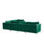 Ester 6 Seater Velvet Corner Sofa -1462333299-1462333293