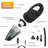 4800PA Cordless Handheld Car Vacuum Cleaner with Hose and Crevice Nozzle