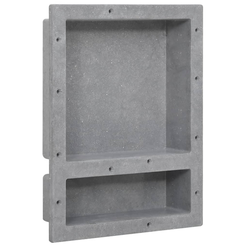 Matt Gray SMC Shower Niche with 2 Compartments