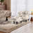 26" W Modern Stylish Soft Upholstered Living Room Accent Chair with Ottoman-1349253307