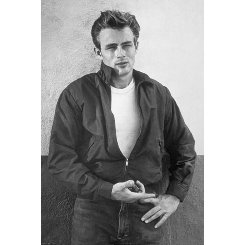 Buy Art for Less Officially Licensed James Dean, reproduction de photo sur toile tendue, H 18 po x l 12 po x P 1,5 po