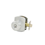 F Series Bowery Keyed Entry Knobset with Greenwich Rosette