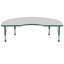 Table d'activité 48 "x 72" avec moulures en T et pieds réglables-99077991-39310985