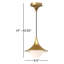Luminaire suspendu conique à 1 lumière Hermit-1232675785-1232675784