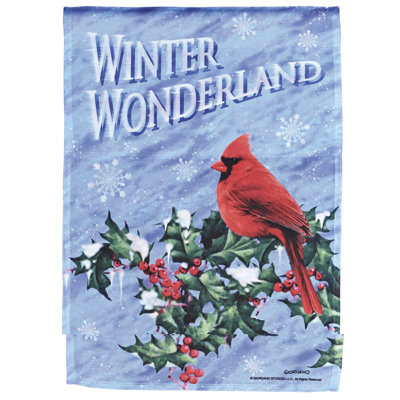 Drapeau Cardinal Winter Wonderland
