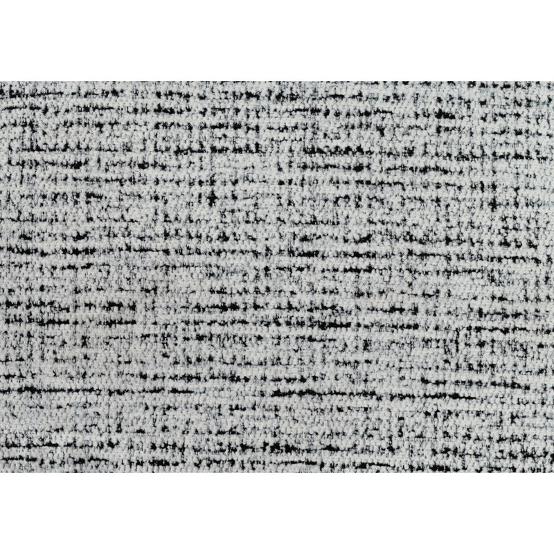 Chenille Upholstered Square Pouf - Non-Slip Modern Home Living For, Gray Chenille